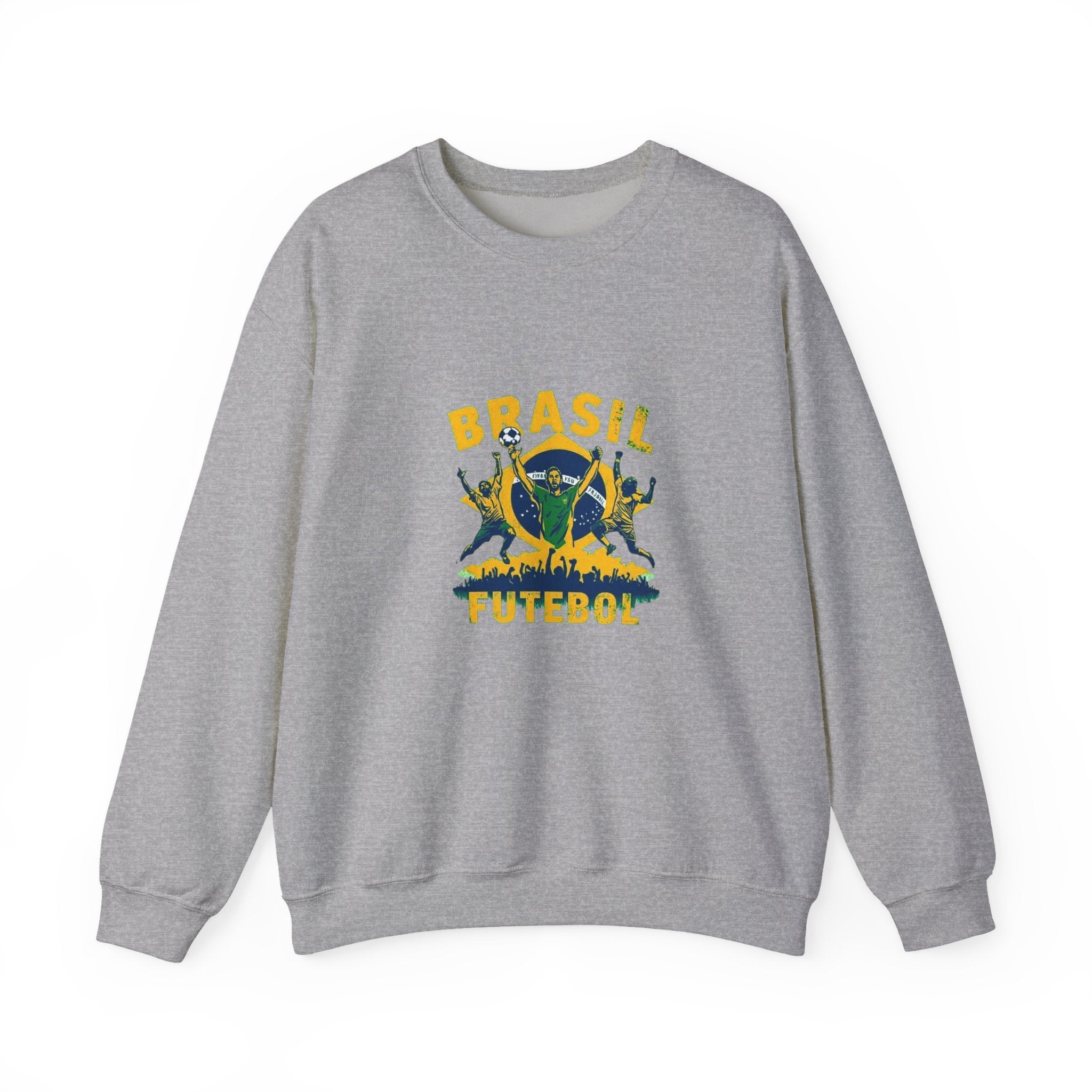 Brasil Futebol Crewneck Sweatshirt — Brazilian Soccer Graphic Pullover