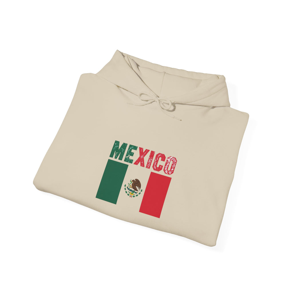 Mexico Flag Hoodie - Mexican Pride Pullover with National Emblem