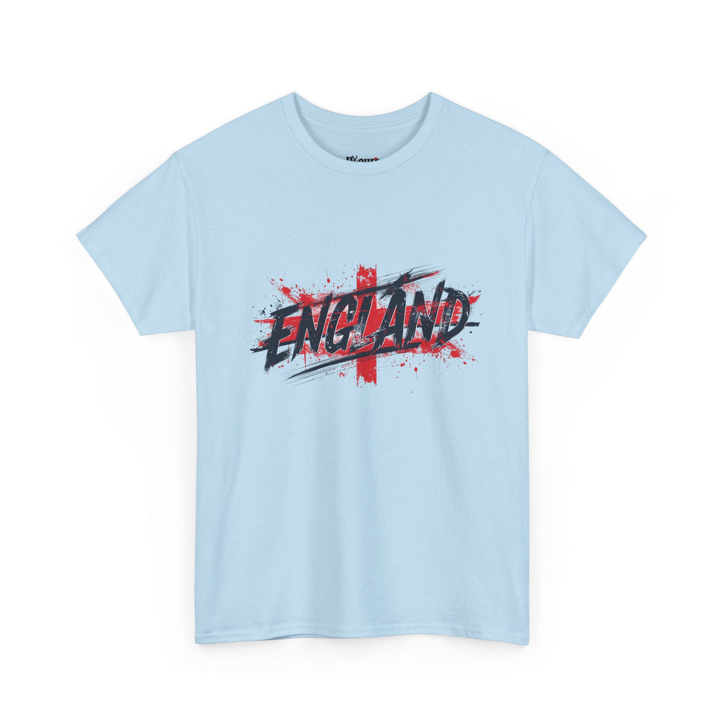 England Graphic T-Shirt — Grunge St. George Cross Football Fan Tee