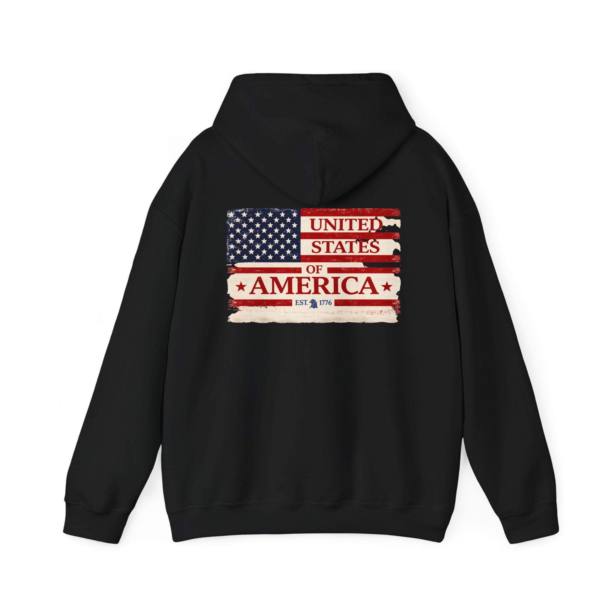 United States of America flag Hoodie | Vintage American flag sweatshirt