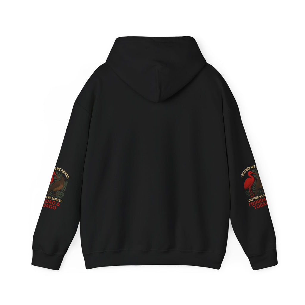 Trinidad & Tobago Flamingo Crest Hoodie | Island Pride Sweatshirt