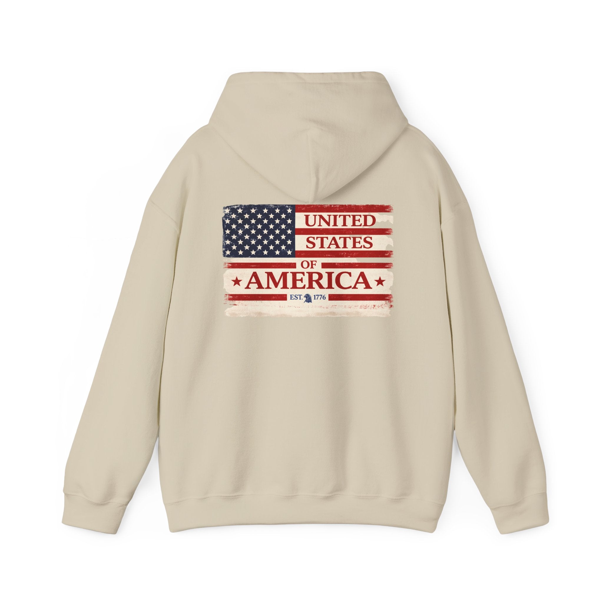 United States of America flag Hoodie | Vintage American flag sweatshirt