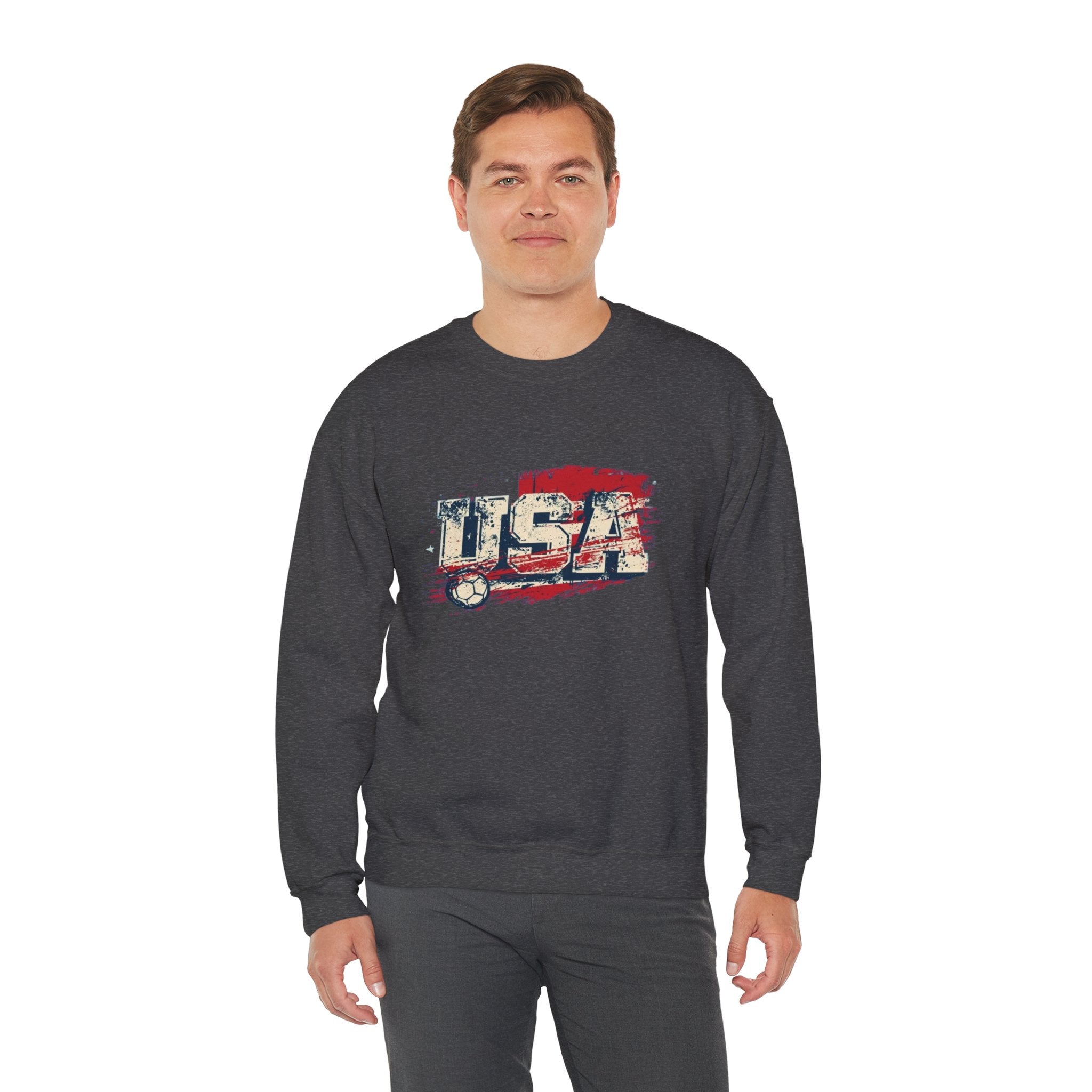 USA Soccer Crewneck Sweatshirt — Vintage American Soccer Pride