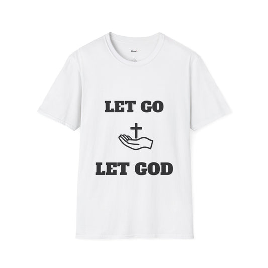 Inspirational Faith T-Shirt - Let Go Let God, Unisex Tee, Christian Gift, Motivational Apparel, Everyday Wear, Positive Message