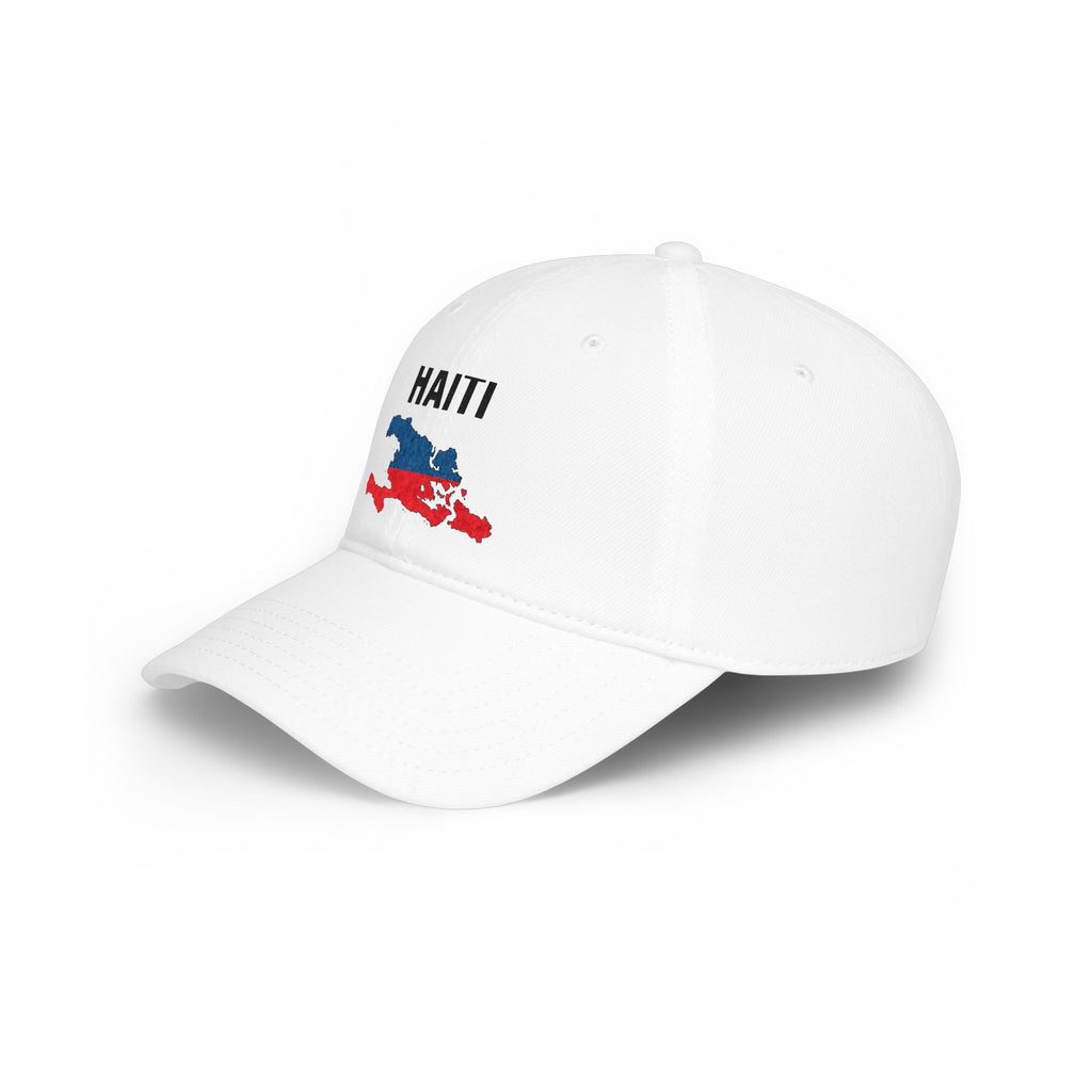 Haiti Flag Map Baseball Cap — Haitian Pride Low Profile Hat