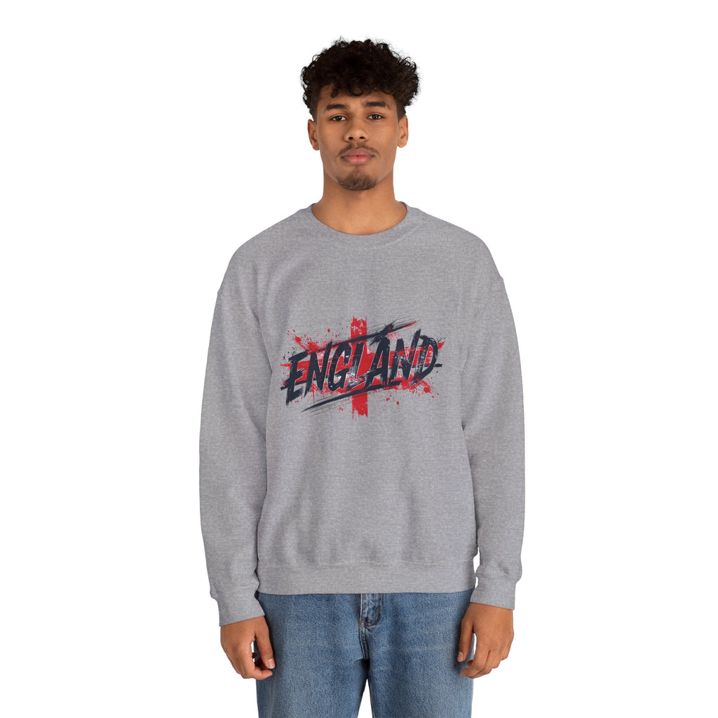 England Flag Grunge Sweatshirt