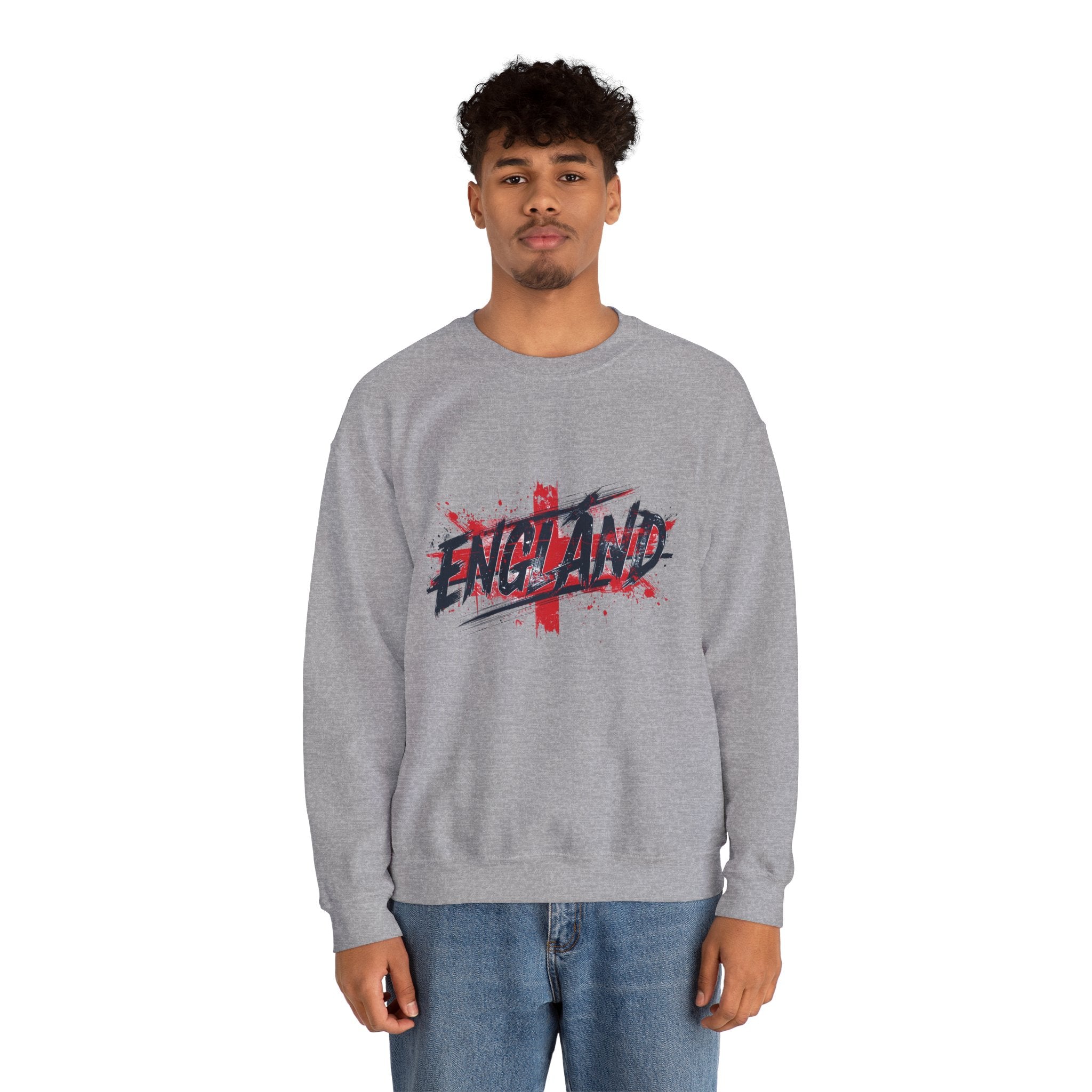 England Flag Grunge Sweatshirt