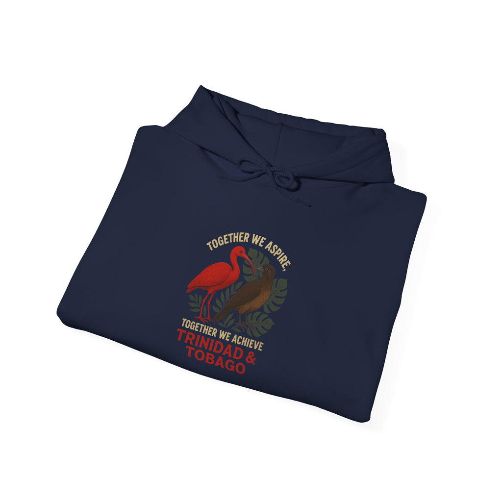Trinidad & Tobago Flamingo Crest Hoodie | Island Pride Sweatshirt